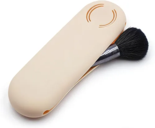 Soporte magnético de silicona para brochas de maquillaje – Estuche organizador portátil de brochas de cosméticos, almacenamiento de herramientas de