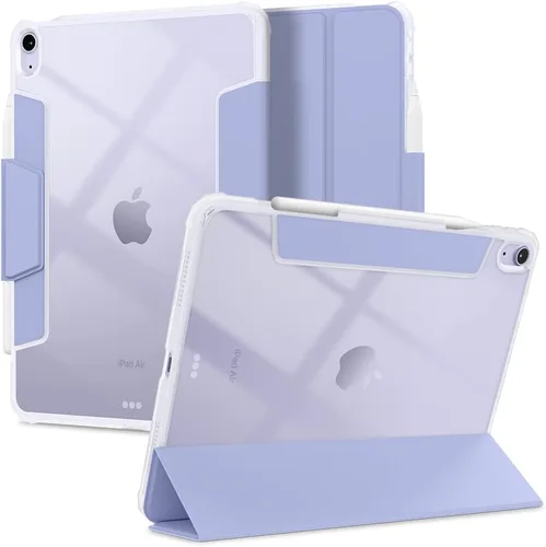 Miniatura 10 de Spigen Funda para iPad 10.2, iPad de 9ª/8ª/7ª generación (2021/2020/2019), Ultra Hybrid Pro con parte trasera transparente y soporte para lápices