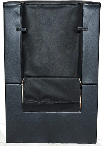 Miniatura 6 de Chromium PureSana - Silla secadora de pelo con plataforma de vinilo, color negro