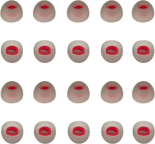 Miniatura 7 de 10 pares de puntas de silicona medianas para auriculares de repuesto para auriculares intraurales, puntas de goma para auriculares