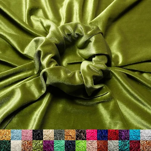 Miniatura 25 de Ice Fabrics The Yard - Tela de terciopelo elástico elástico suave de 60 pulgadas de ancho para coser ropa, disfraces, manualidades, 90% poliéster