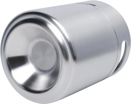Miniatura 5 de Mini barril Growler, 64 oz de acero inoxidable 304 de 64 onzas, con tapa de perilla de sello, para el hogar, cocina, cerveza, cerveza (2L)