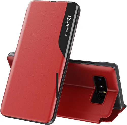 Miniatura 12 de Funda para Samsung Galaxy Note 8, Galaxy Note 8 Funda de piel transparente con función atril magnética Flip Phone Case Mujeres Hombres Funda