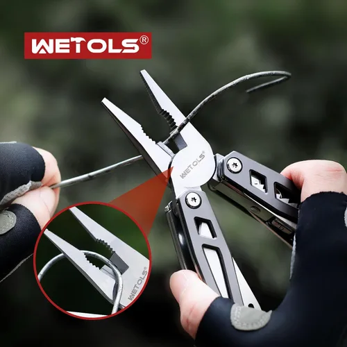 Miniatura 7 de Regalos de Navidad para hombres, papá, WETOLS 21-en-1 multiherramientas con cuchillo de bolsillo, alicates autoblocantes de acero inoxidable con 8