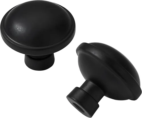 Miniatura 92 de khtumeware - Juego de 2 tiradores grandes para gabinete, diámetro 1-3/4 pulgadas, zinc resistente, para cajones, puertas y tocadores, color latón