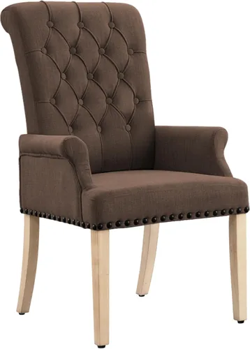 Miniatura 8 de LOULENS Lujosas sillas de comedor de terciopelo, sillas de comedor modernas tapizadas con capitoné, sillas de comedor con reposabrazos y patas