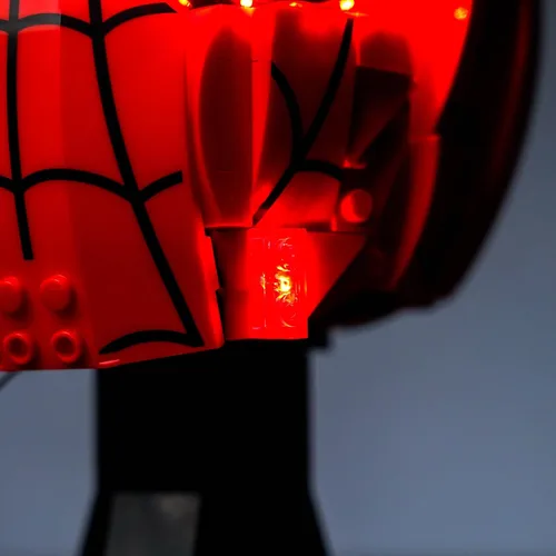 Miniatura 6 de VONADO Kit de luz LED compatible con la máscara de Lego Spider Man 76285 (solo luces, sin modelos) Juego de iluminación creativa Accesorios