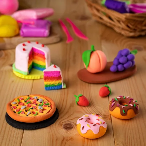 Miniatura 2 de Artsity Purple Air Dry Clay de 4.6 onzas – Arcilla de modelado súper suave para niños de 3 a 12 años, arcilla de moldeo ultraligera, segura