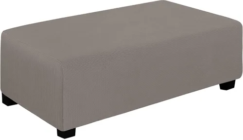Miniatura 75 de Easy-Going Funda Elástica para Otomana Taburete de Almacenamiento Plegable Protector de Muebles Funda Rectangular Suave con Parte Inferior Elástica