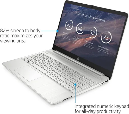 Miniatura 3 de HP Pavilion Laptop FHD de 15.6 pulgadas (último modelo 2022), AMD Ryzen 5 5500U (Beats i7-11370H), 16 GB de RAM, SSD PCIe NVMe M.2 de 1 TB, delgada