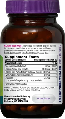 Miniatura 2 de Oregon's Wild Harvest Prostate Health™ con cápsulas de licopeno, 60