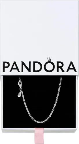 Miniatura 2 de Pandora Cable Chain Necklace- Classic Chain Necklace with Lobster Clasp - Great Gift for Women - Sterling Silver Adjustable Necklace, With Gift Box