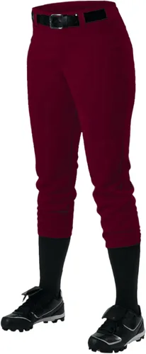 Miniatura 12 de Alleson Athletic Girls Belt Loop Fastpitch Pant Escarlata