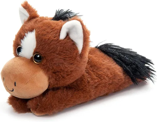 The Petting Zoo Pulsera de peluche de caballo de peluche, regalos para niños, animales de vida silvestre Slapstix, juguete de peluche de caballo