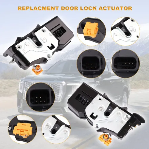 Miniatura 7 de WMPHE Actuador de bloqueo de puerta compatible con Chevy Suburban Silverado Tahoe Avalanche GMC Sierra Yukon XL Cadillac Escalade ESV EXT 2008-2009