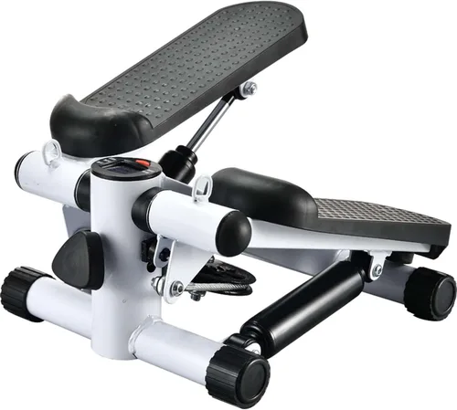YSUEFIJO Mini ejercicio de acondicionamiento físico, escalonera con banda de resistencia, máquina de ejercicios aeróbicos de fitness, equipo de