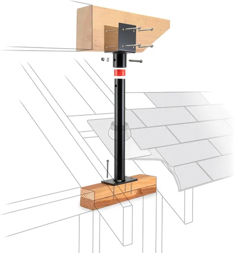 SkyLift Elevador de Techo de 18", Montura de 3-1/2", Servicio Estándar, Elevador de Techo Negro