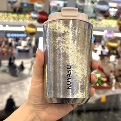 Miniatura 6 de KOYASU Ti-Zen - Taza de café de viaje de titanio puro, 12 onzas, vaso de café aislado a prueba de fugas con tapa roscada con sello roscado, sin