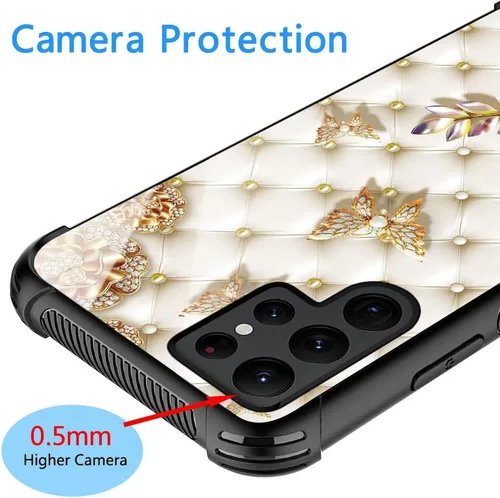 Miniatura 5 de ZHEGAILIAN Funda para Samsung Galaxy S23 Ultra, protección de grado militar, esquinas a prueba de golpes, funda antiarañazos para Samsung Galaxy S23