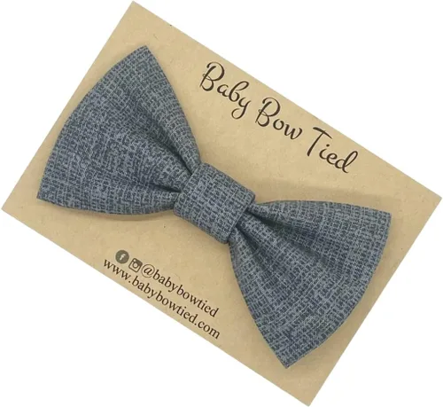 Miniatura 7 de Handmade Pre-Tied Clip on Bow Tie for Baby to Young Boy