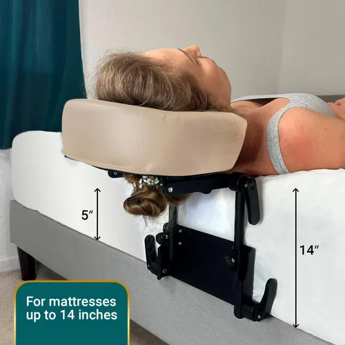 Miniatura 4 de Reposacabezas de masaje para cama, almohada boca abajo después de la cirugía ocular, soporte de cabeza de masaje en cama, equipo de recuperación