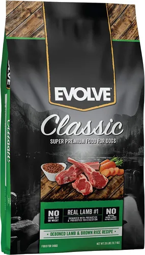 Miniatura 16 de Evolve Classics - Comida para perros con receta de cordero y arroz integral, 3.75 libras