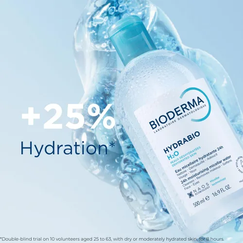 Miniatura 5 de Bioderma - Agua micelar Hydrabio H2O - Limpiador facial y desmaquillante - Agua limpiadora micelar para pieles sensibles deshidratadas