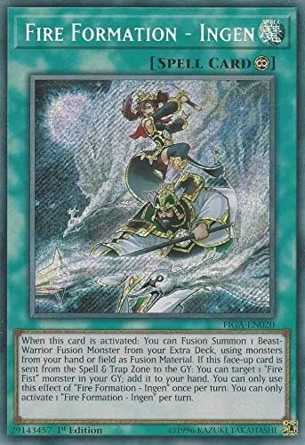 Yu-Gi-Oh! - Formación de Fuego - Ingen - FIGA-EN020 - Secret Rare - 1ª Edición - Fists of The Gadgets