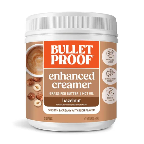Miniatura 20 de Bulletproof Crema original, 29.6 onzas, crema de café Keto con aceite MCT y mantequilla alimentada con pasto, oferta de valor, el embalaje puede
