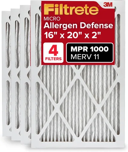 Miniatura 19 de Filtrete - Filtro de aire para caldera de aire acondicionado, 20 x 25 x 1 pulgadas, MERV 11, MPR 1000, defensa contra micro alérgenos, filtro