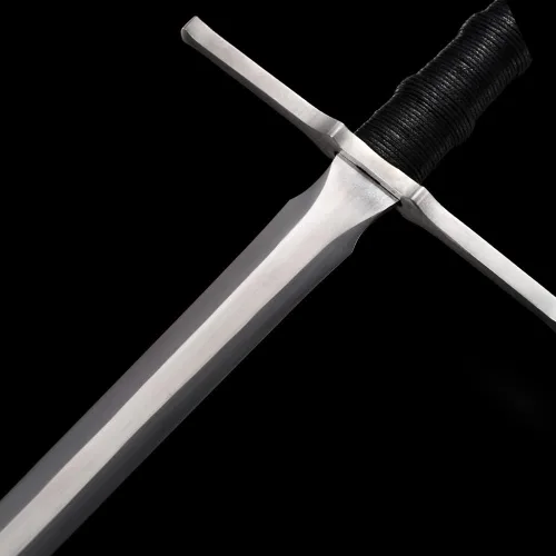 Miniatura 7 de YONG XIN SWORD - Espada, hecha a mano, práctica, acero al carbono 1095, espiga completa, afilada, vaina
