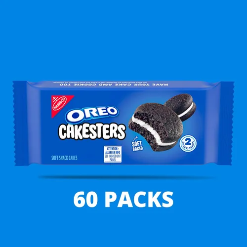 Miniatura 5 de OREO Cakesters Soft Snack Cakes, 12 paquetes de 5 unidades (60 paquetes de bocadillos en total)