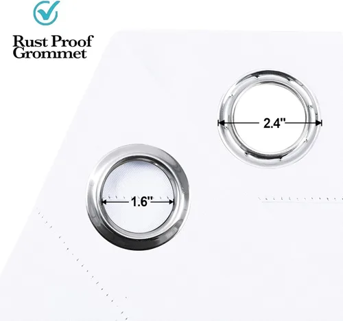 Miniatura 146 de RYB HOME - Cortinas extralargas de privacidad, para bloquear luz, de techo a suelo, para comedor, oficina, sala de estar, cine en casa, patio, 8.3