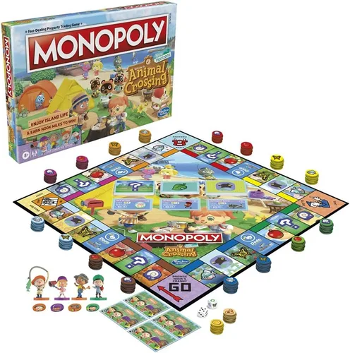 Miniatura 2 de Monopoly Animal Crossing New Horizons Edition - Juego de mesa para niños de 8 años en adelante, divertido juego para jugar para 2-4 jugadores