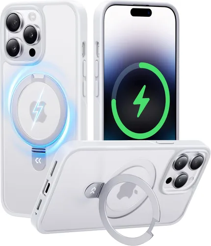Miniatura 73 de CASEKOO- Funda para iPhone 15 c/soporte magnético invisible [protecc. militar contra caídas] [compatible c/MagSafe], a prueba de impactos, delgada