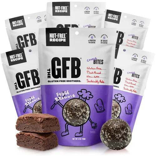 Miniatura 19 de The GFB Bocados de proteína de chocolate negro y coco - Sin gluten, a base de plantas, sin OMG, hechos de manera sostenible – Ridículamente
