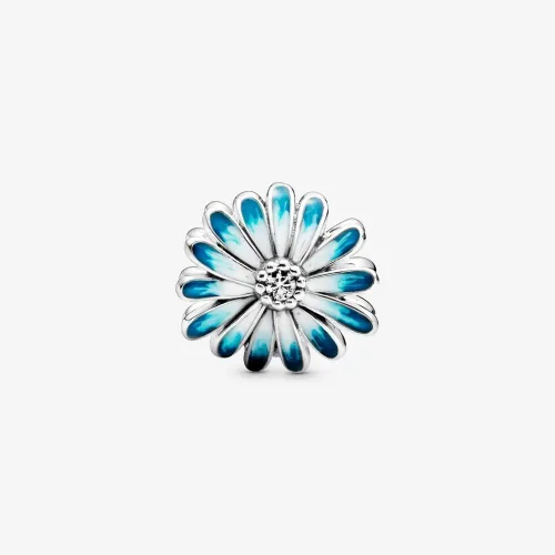 Miniatura 2 de PANDORA Flor de margarita azul esmalte mixto Metal