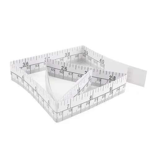 Miniatura 2 de WIN TAPE Cinta métrica de papel de 3.3 ft de 40 pulgadas, reglas de medición de heridas, cabeza de medición de bebés usada Educare, paquete