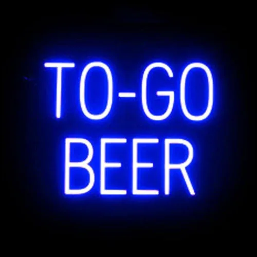Miniatura 49 de SpellBrite Letrero de cerveza y vino Letrero de cerveza y vino neón, luz LED verde 22.0 x 15.0 pulgadas