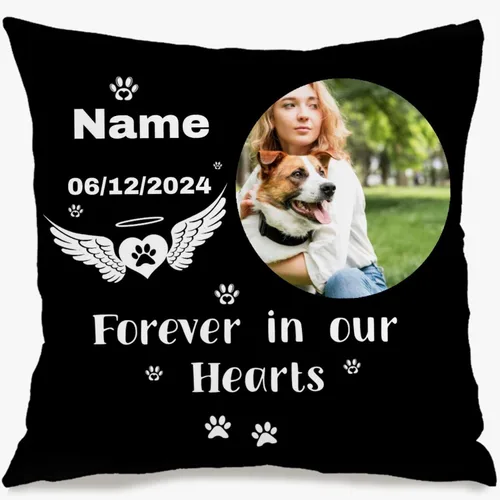 Miniatura 6 de Personalized One Picture Pillow Cover with Custom Text Allowing You to Create a Memorable Cushion Design That fits Your Sofa or Bedroom While