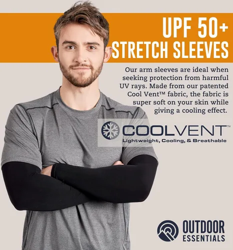 Miniatura 9 de Mangas de compresión de enfriamiento para hombres y mujeres, con protección solar UV UPF 50, paquete múltiple, mangas protectoras de brazos