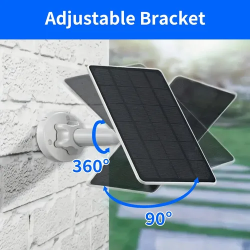 Miniatura 5 de Cargador de panel solar para Arlo Essential 2K para exteriores (2ª generación)/cámara Essential XL (2ª generación)/cámara Essential Spotlight, USB C