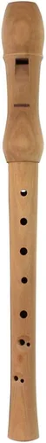 FLAUTA DULCE SOPRANO - Hohner (9560) (Madera Peral Natural) (Barroca) (2 Piezas)