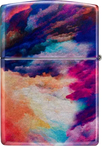 Miniatura 10 de Zippo Encendedor de bolsillo cromado con diseño Tie Dye 540