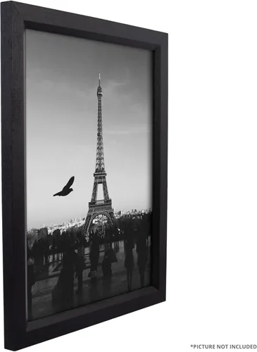 Miniatura 4 de Marcos para imágenes Craig Frames, con acabado suave, de 0.825 pulgadas de ancho, negros, 7171610BK, Madera, Negro, 4 x 6