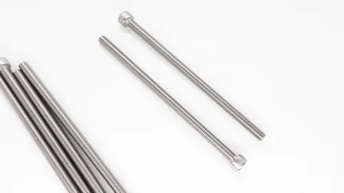 Miniatura 4 de Tornillos hexagonales extra largos de acero inoxidable 304 M3 x 4.331 in - 0.020 in de paso
