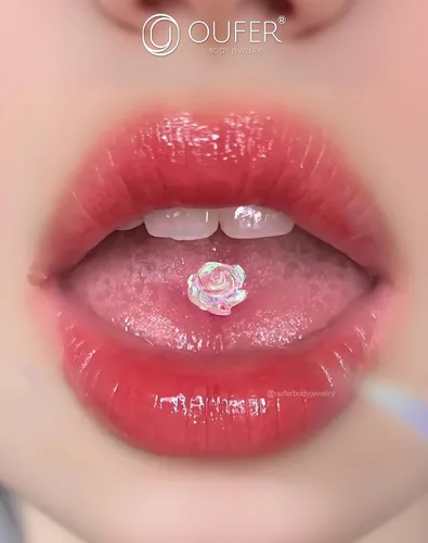 Miniatura 2 de OUFER 3 piezas de joyería de hélice de plástico, retenedor de piercing de labios transparente para cirugía, lindos anillos de labios