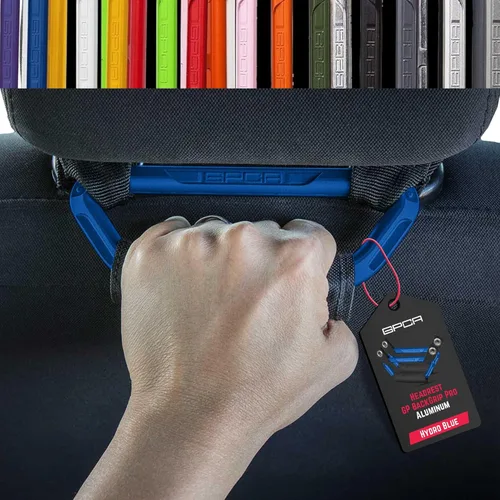 Miniatura 21 de GPCA GP BackGrip Pro - Manija para reposacabezas de automóviles, Jeeps, camiones y más, asas de agarre para asiento trasero y empuñaduras, Gris