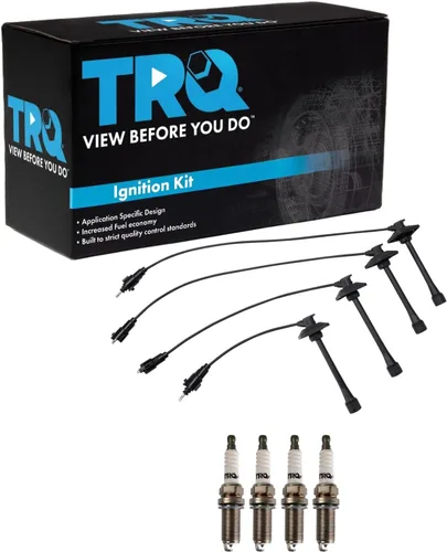 Miniatura 20 de Kit de bujías de chispa TRQ 5 piezas de bujías de iridio Compatible con Acura Integra 1992-2001 1999-2000 Honda Civic 1994-1995 Civic del Sol