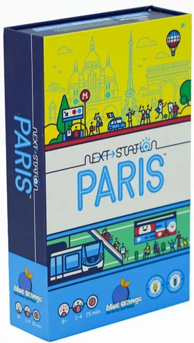 Miniatura 3 de Blue Orange Next Station London - Divertido juego de voltear y escribir de construcción de rutas de trenes en Londres, juego para niños